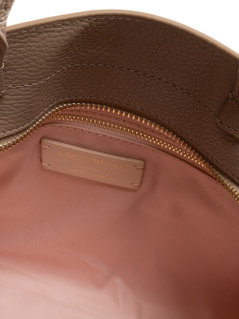 KLICHE Borsa a mano in pelle con tracolla warm taupe - Borse Donna