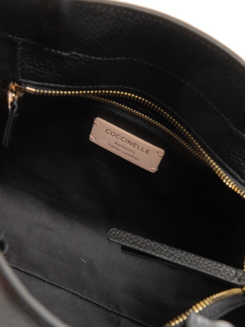 KLICHE Borsa a mano in pelle con tracolla Nero - Borse Donna