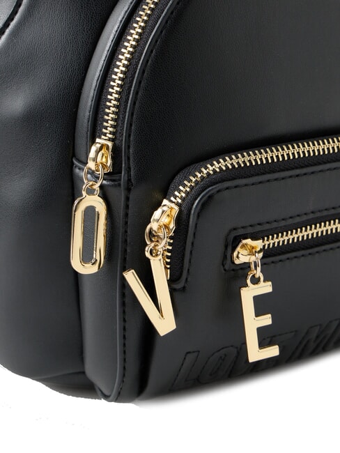 ZIPLINE Zaino tondo con tasca Nero - Borse Donna