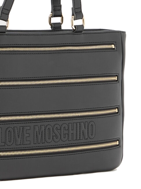 ZIPLINE Borsa shopping a spalla Nero - Borse Donna