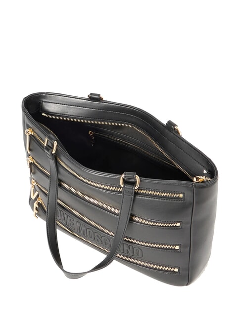 ZIPLINE Borsa shopping a spalla Nero - Borse Donna