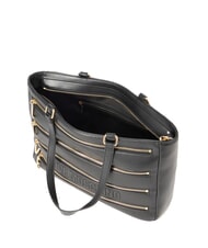 LOVE MOSCHINO ZIPLINE Borsa shopping a spalla Nero - Borse Donna - 4
