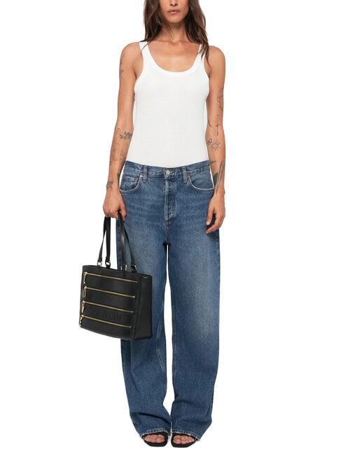 ZIPLINE Borsa shopping a spalla Nero - Borse Donna