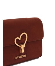 LOVE MOSCHINO SMART DAILY Borsa a tracolla con flap ruggine - Borse Donna - 3