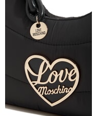 LOVE MOSCHINO AIR WAVE Borsa a spalla piccola puffy Nero - Borse Donna - 3