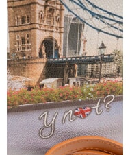 YNOT YESBAG Borsa a tracolla con stampa london kate - Borse Donna - 3