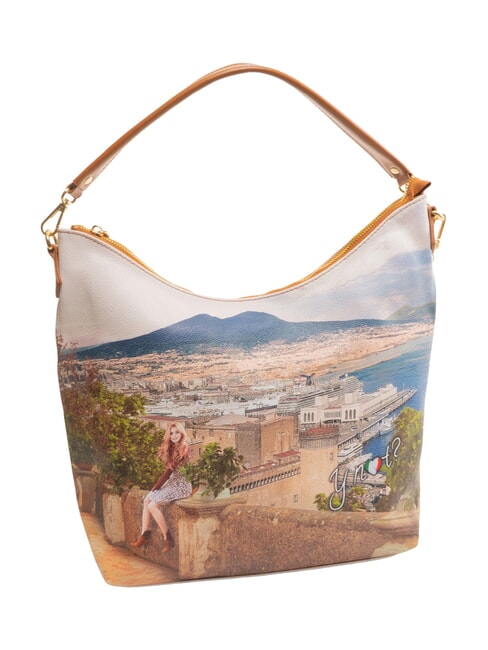 YESBAG Hobo Bag a spalla lemon tree - Borse Donna