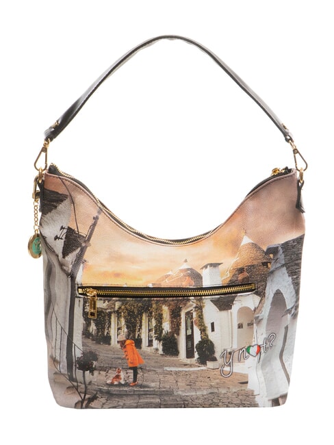YESBAG Hobo Bag a spalla life in trulli - Borse Donna