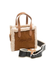 MARC ELLIS SHERPA Borsa a mano mini con tracolla dark cuoio - Borse Donna - 2