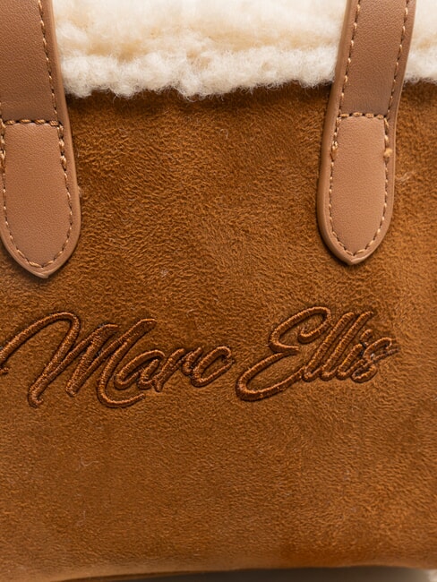 SHERPA Borsa a mano mini con tracolla dark cuoio - Borse Donna