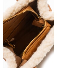 MARC ELLIS SHERPA Borsa a mano mini con tracolla dark cuoio - Borse Donna - 5