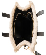 MARC ELLIS SHERPA Borsa a mano media con tracolla black - Borse Donna - 4