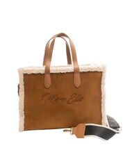 MARC ELLIS SHERPA Borsa a mano media con tracolla dark cuoio - Borse Donna - 2