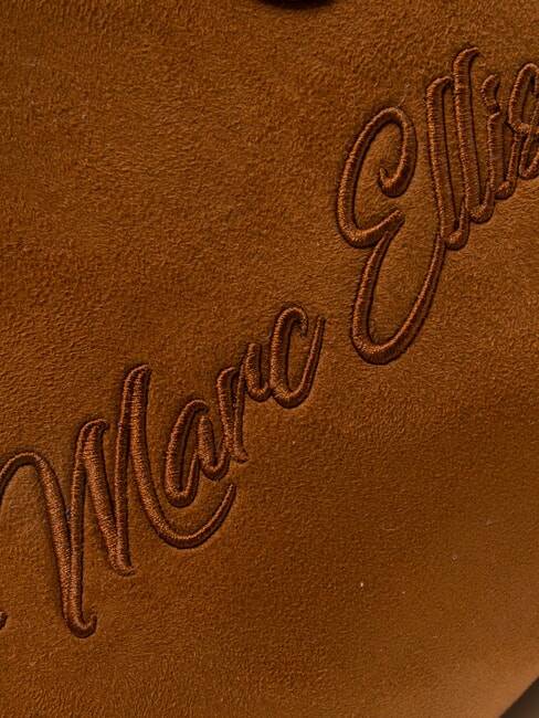 SHERPA Borsa a mano media con tracolla dark cuoio - Borse Donna