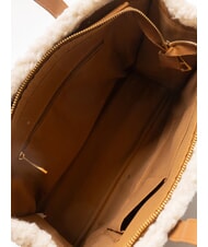 MARC ELLIS SHERPA Borsa a mano media con tracolla dark cuoio - Borse Donna - 5