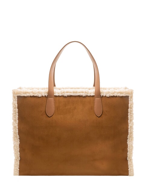 SHERPA Borsa a mano grande con tracolla dark cuoio - Borse Donna