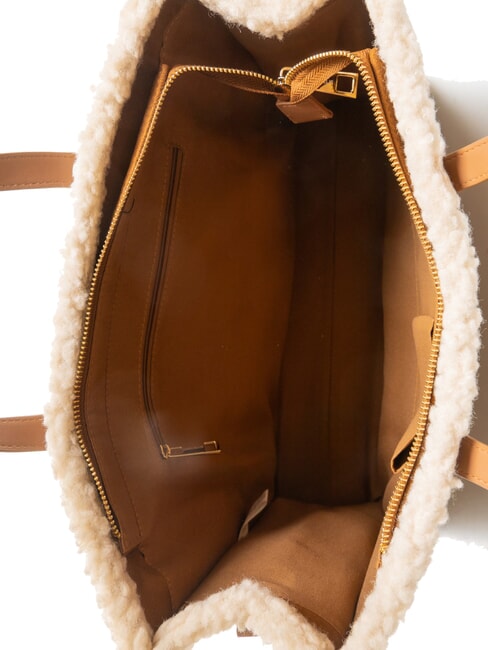 SHERPA Borsa a mano grande con tracolla dark cuoio - Borse Donna