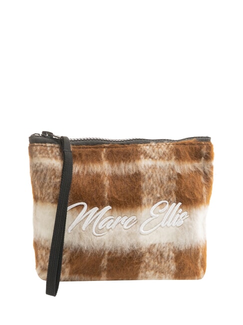 CHECK Pochette con polsierina cocoa - Borse Donna