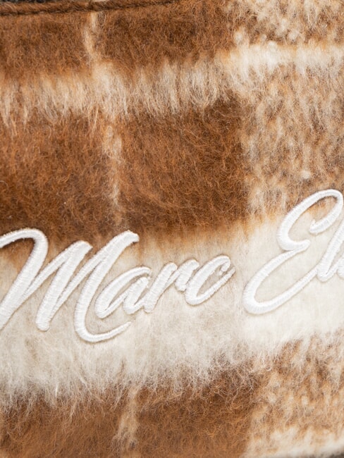 CHECK Pochette con polsierina cocoa - Borse Donna