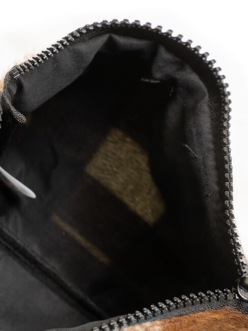 CHECK Pochette con polsierina cocoa - Borse Donna