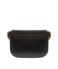 THE BRIDGE FAENTINA Borsa a tracolla grande in pelle Nero Oro - Borse Donna - 4