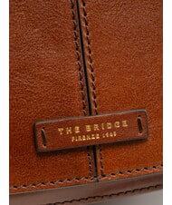 THE BRIDGE FAENTINA Borsa a tracolla grande in pelle MARRONE - Borse Donna - 3