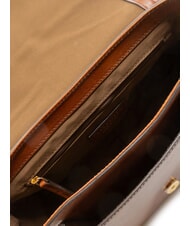 THE BRIDGE FAENTINA Borsa a tracolla grande in pelle MARRONE - Borse Donna - 5