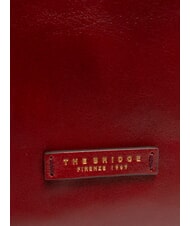 THE BRIDGE MADDALENA Shopping bag in pelle Chianti/Bordeaux/Oro          - Borse Donna - 3