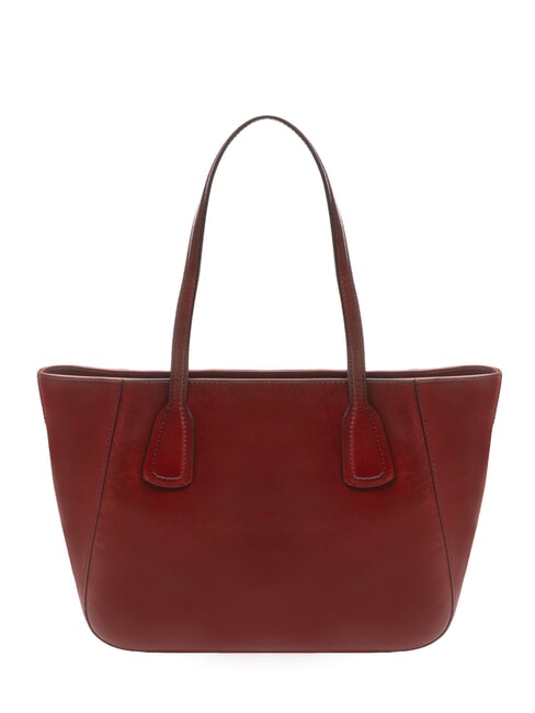 MADDALENA Shopping bag in pelle Chianti/Bordeaux/Oro          - Borse Donna