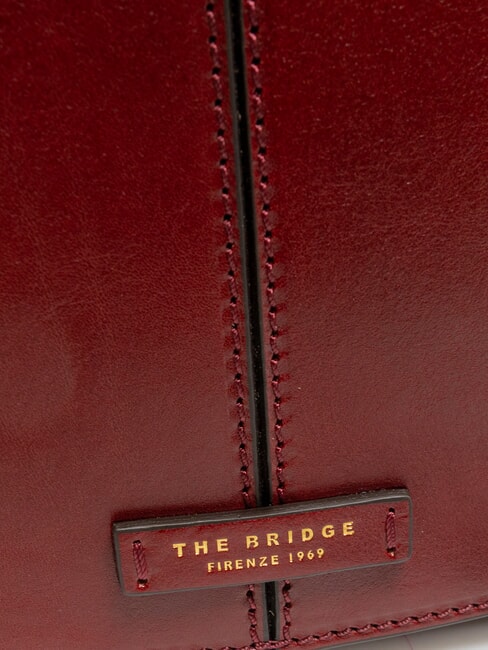 FAENTINA Mini postina in pelle Chianti/Bordeaux/Oro          - Borse Donna