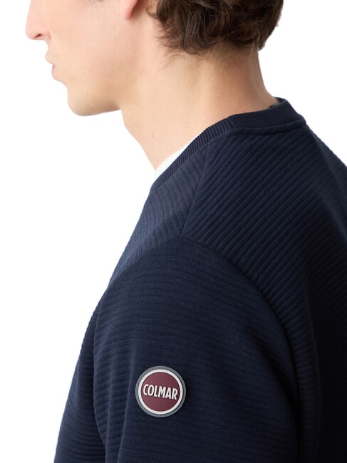 MAINSTREAM Felpa girocollo navy blue - Felpe Uomo