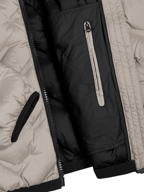 DASHED Piumino con cappuccio coffeecream/black - Piumini Uomo