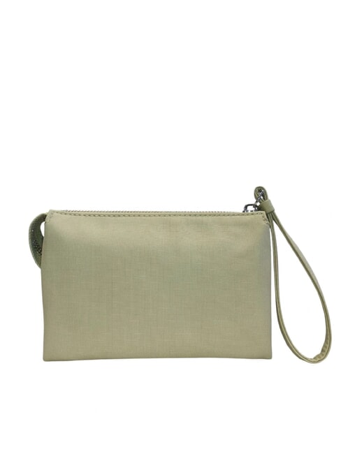 POUCHY Pochette media a 3 scomparti sage green - Borse Donna