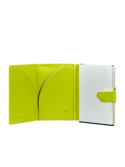 ALU FIT Portafoglio con porta carte slide-up lime - Portafogli Uomo