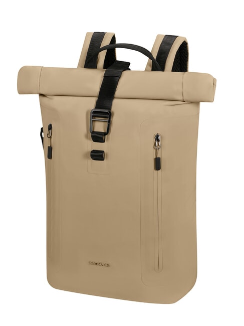 COATIFY BIZ Zaino rolltop porta pc 15.6" sand - Zaini da lavoro porta PC