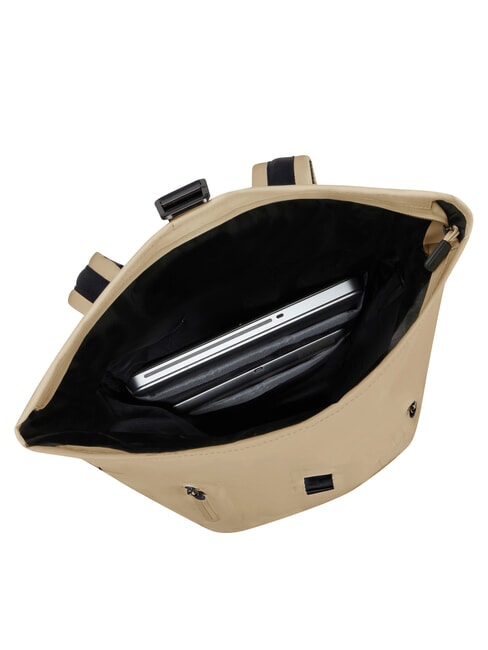 COATIFY BIZ Zaino rolltop porta pc 15.6" sand - Zaini da lavoro porta PC