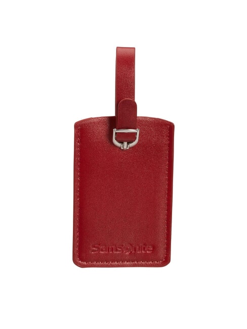  GLOBAL TRAVEL 2 targhette portanome ROSSO - Accessori Viaggio