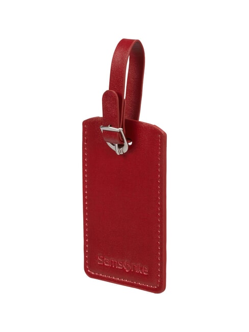  GLOBAL TRAVEL 2 targhette portanome ROSSO - Accessori Viaggio