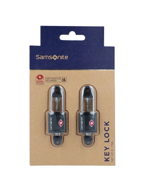  GLOBAL TRAVEL Set 2 Lucchetti TSA NERO - Accessori Viaggio