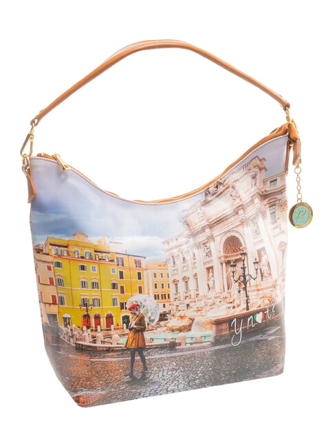 YESBAG Hobo Bag a spalla rainbow rome - Borse Donna