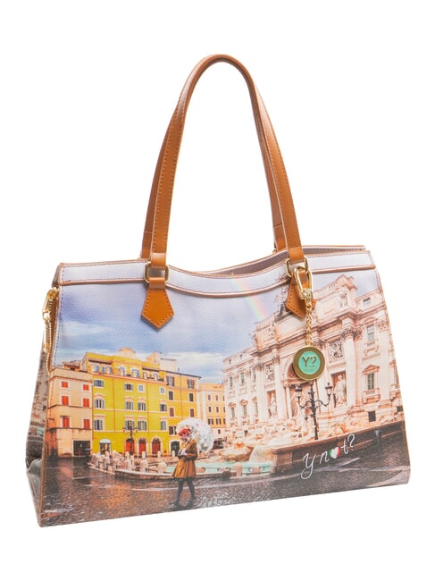 YESBAG Borsa a spalla rainbow rome - Borse Donna