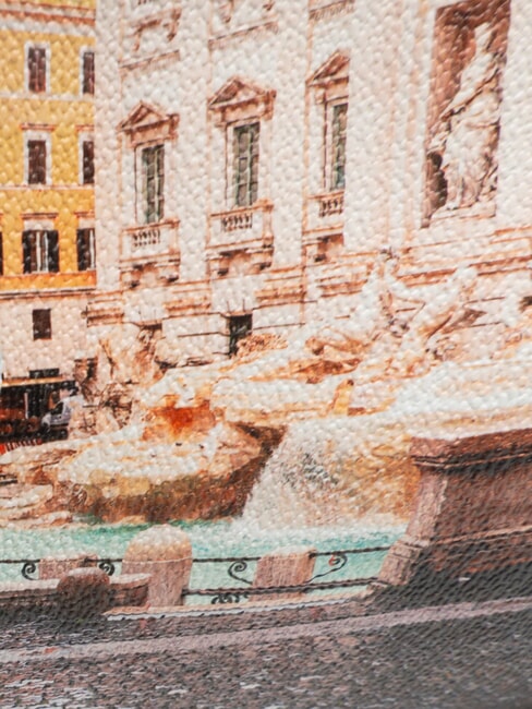 YESBAG Borsa a spalla rainbow rome - Borse Donna