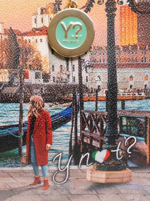 YESBAG Borsa a spalla stampata venice sunset - Borse Donna