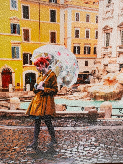 YESBAG Shopping Bag rainbow rome - Borse Donna