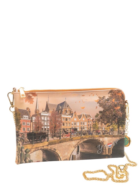 YESBAG Clutch Pochette con tracolla autumn river - Borse Donna