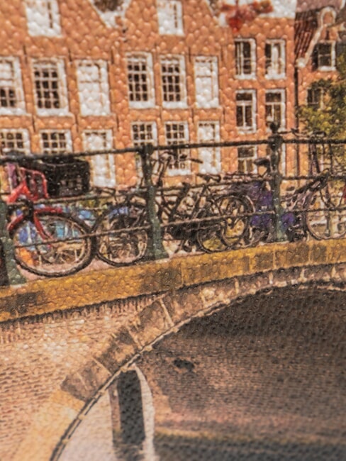 YESBAG Clutch Pochette con tracolla autumn river - Borse Donna