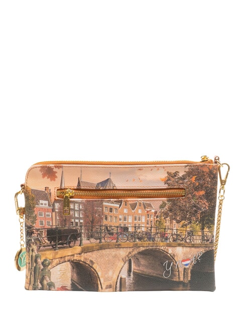 YESBAG Clutch Pochette con tracolla autumn river - Borse Donna