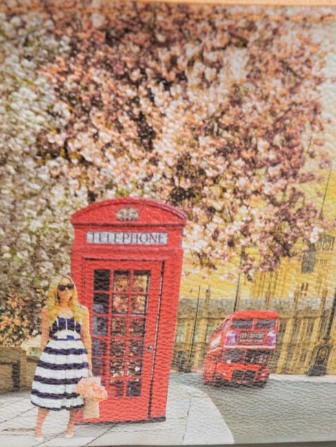 YESBAG Borsetta a tracolla english rose - Borse Donna