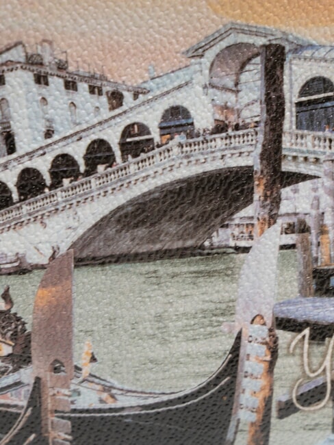 YESBAG Clutch con polsierina e tracolla venezia - Borse Donna