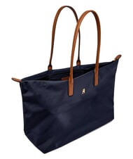 TOMMY HILFIGER POPETTE Maxi Bag a spalla space blue / black - Borse Donna - 4